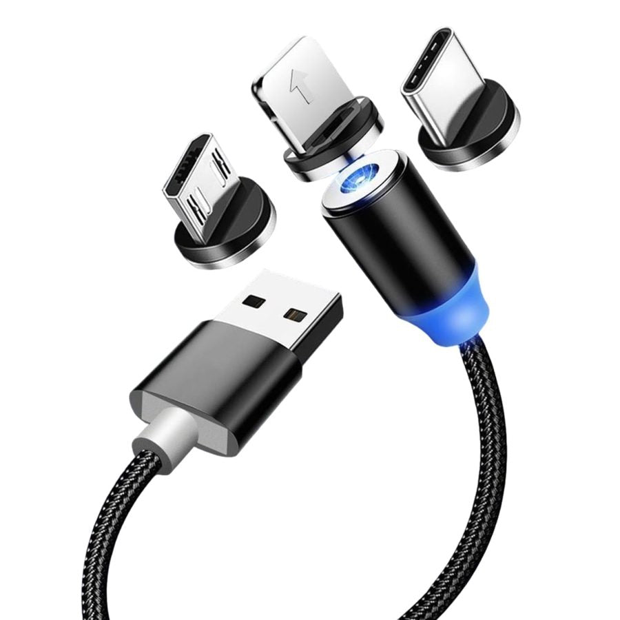 3-in-1 Magnetic Fast Charging Cable – 3A