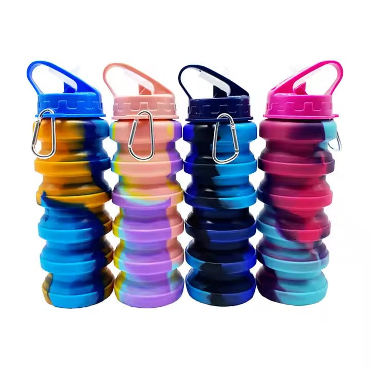Silicone Collapsible Water Bottle – BPA Free