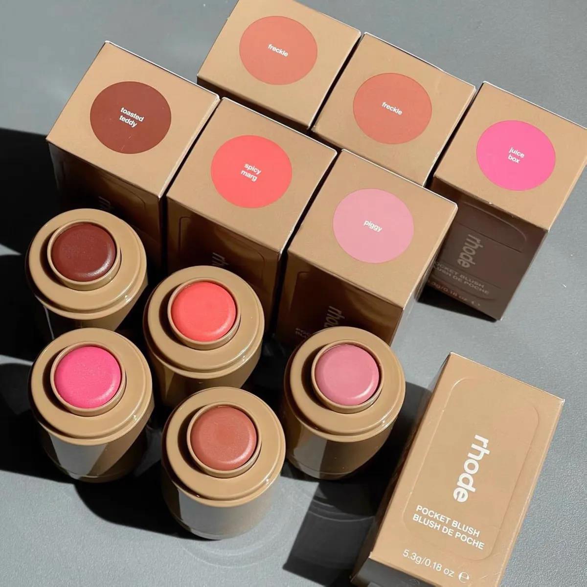 6 Colors Rhode Pocket Blush – Long Lasting & Moisturizing