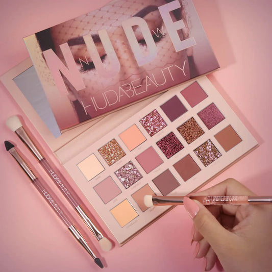 Huda Beauty Nude Eyeshadow Palette – 18 Colors